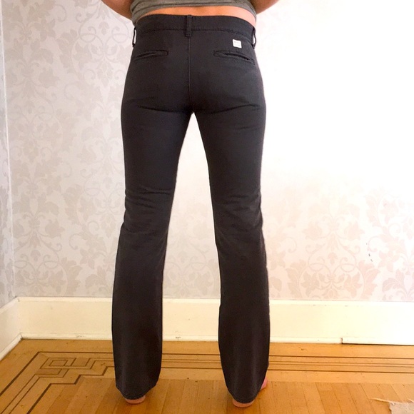 Deep gray twill “tomboy” pant - Picture 2 of 7